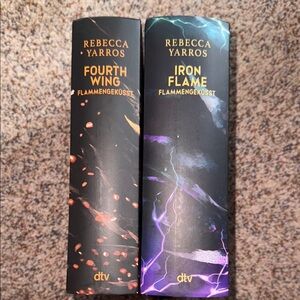 Rebecca Yarros Book Set - Fourth Wing & Iron Flame German Edition